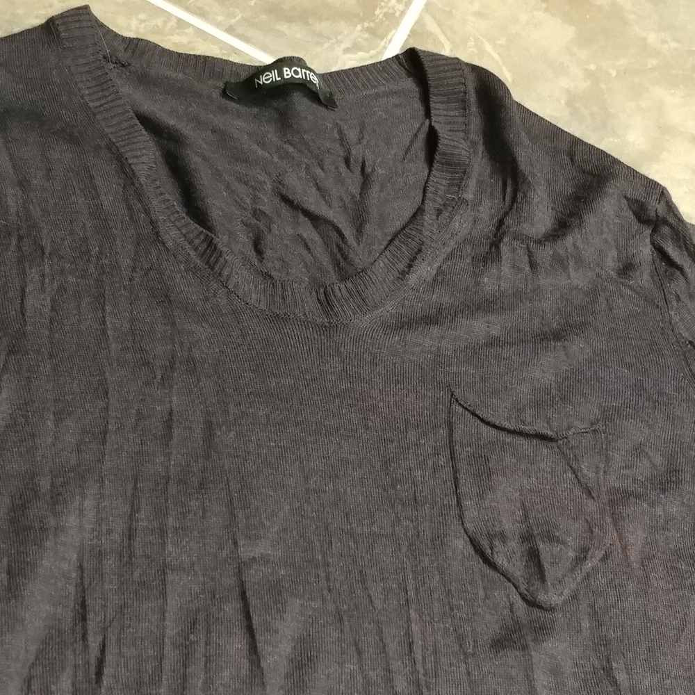 NEIL BARRETT Wool Sweater Sz M Made in Italy